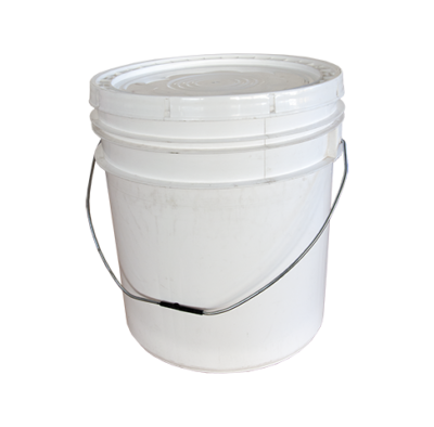 Industrial Bucket 20l with Lid White