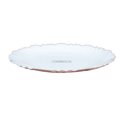 Ruby plate No. 8 White