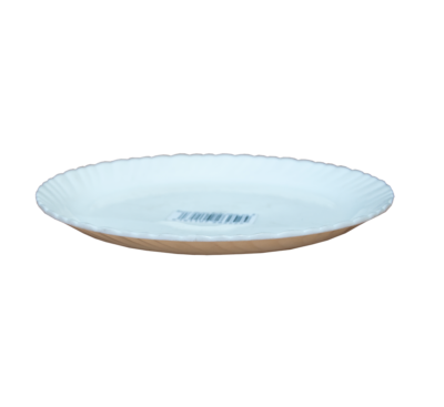 Ruby plate No. 9 White
